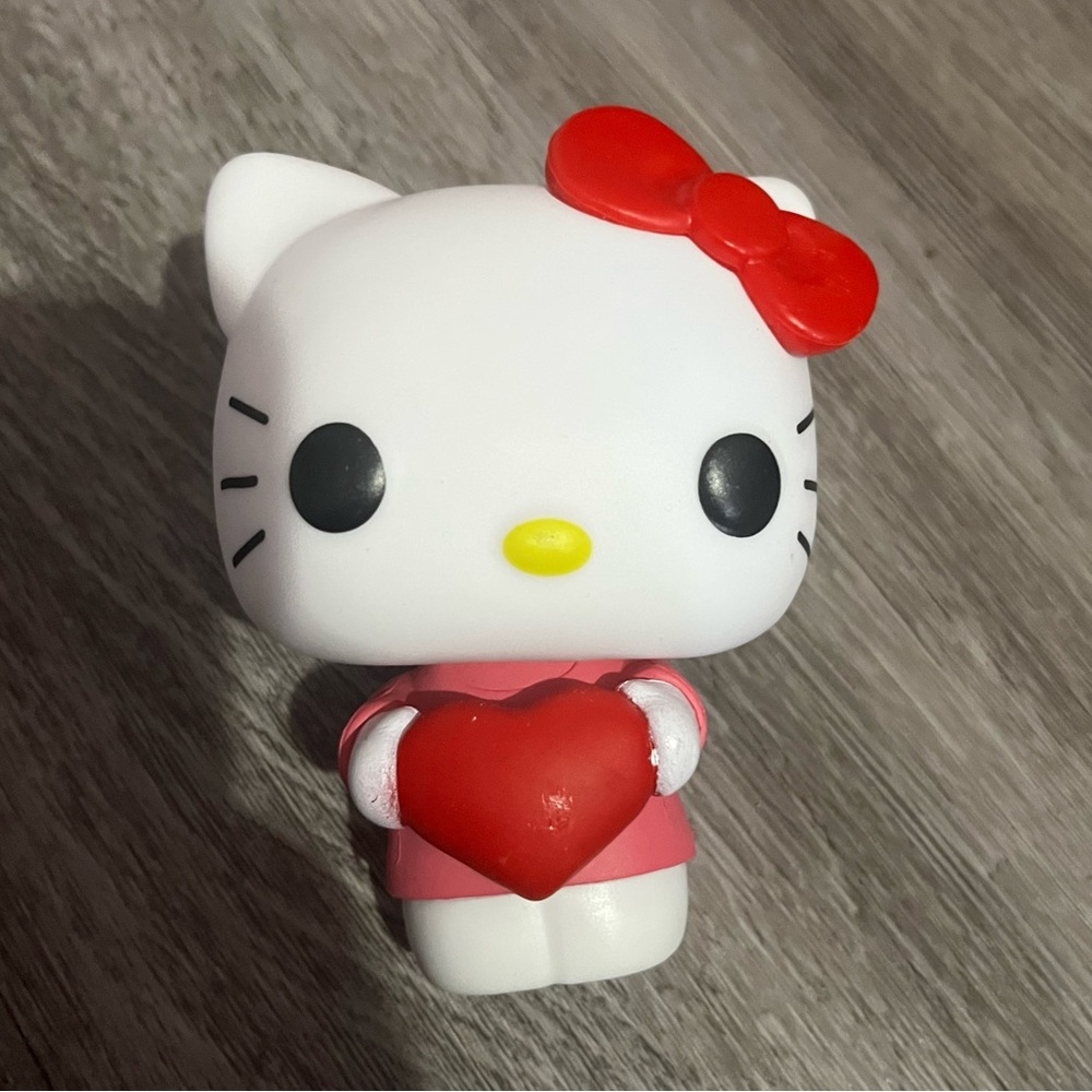 Sanrio Hello Kitty Figure with Red and Pink Accents